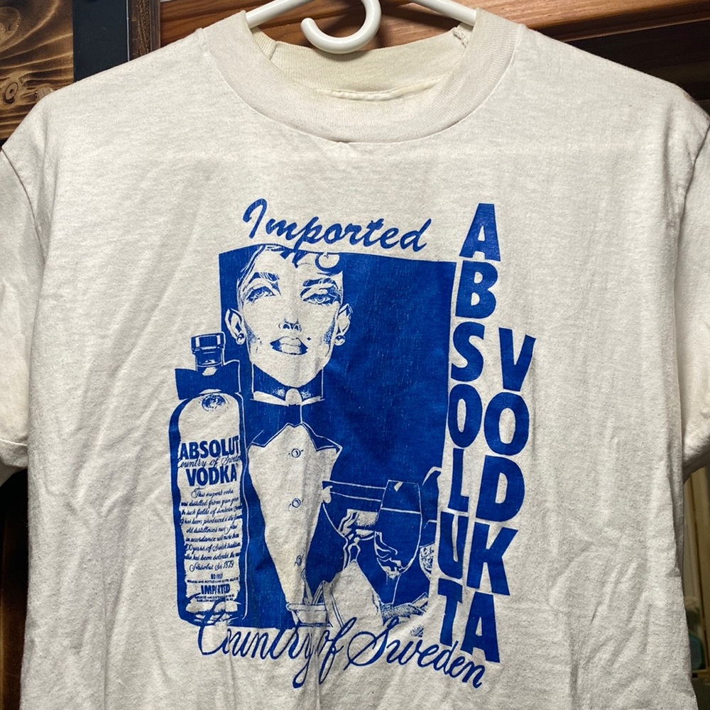 90s Absolute vodka t shirt